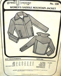 130 GREEN PEPPER MS SADDLE MOUNTAIN ZIPPY JACKET PATTERN 6-18